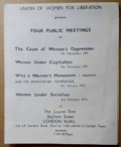 Union of Women for Emancipation, London, 1971.