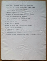 List of chants for a demonstration against the Shah of Iran, United States, [late 1970’s].