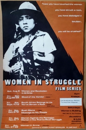 'Women In Struggle Film Series', Women Against Imperialism, Oakland and San Francisco, [late 1970’s].